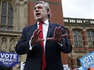 Bývalý britský premiér Gordon Brown bhem stedení kampan na Birminghamské...