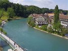 eka Aara ve výcarském Bernu se málokdy oheje nad 20 stup.