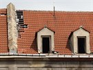 patný stav Oulického dom, pedevím stech, v Revoluní ulici v Ústí nad...