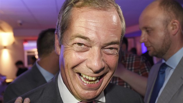 Nigel Farage, pedseda Strany nezvislosti Spojenho krlovstv (UKIP)