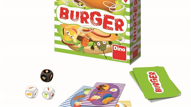 Burger je rychl hra pro 25 hr, kter zasyt, pobav a nensilnou formou nau rozliovat zdrav potraviny od tch nezdravch. Vhodn pro dti star 4 let.