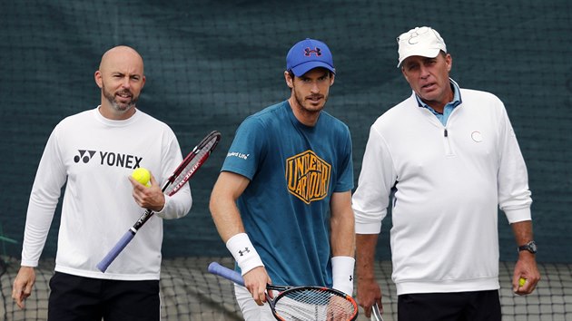 Andy Murray se v pprav na Wimbledon rad s Ivanem Lendlem.