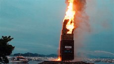 V Norsku hoela nejvyí vatra svta