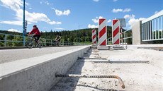 Pípravy na letní olympiádu v Lipn nad Vltavou.