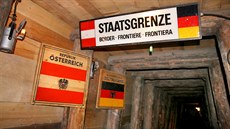 Státní hranice Rakouska a Německa prochází i podzemím.