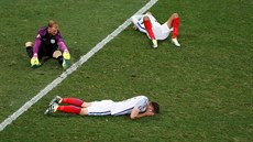 Angličtí fotbalisté zpytují svědomí po prohraném osmifinále mistrovství Evropy...