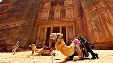 Pokladnice v jordánském skalním mst Petra