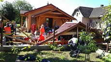 Místo ne��astné události, p�i které zem�el star�í cizinec.