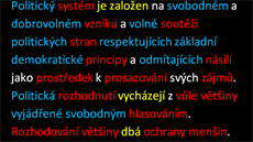 Zvýraznní syntaxe v bném textu me odvádt pozornost od významu vt....