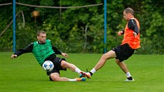 Momentka z tréninku fotbalist Hradce Králové