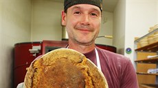 David �panbauer a jeho pekárna.