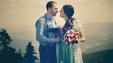 Této fotografii pedcházel osmikilometrový výlap na Lysou horu.