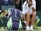 SLZY BOLESTI. Chorvatská tenistka Ana Konjuhová si neastn zranila v závru...