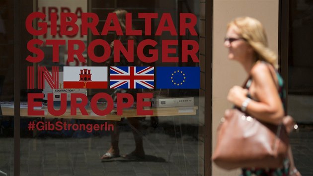 Vtina obyvatel Gibraltaru se vyslovila pro setrvn v EU.