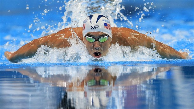 Michael Phelps na americkm ampiontu v Omaze