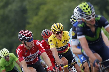 Jede se sedm etapa Tour de France, ve lutm je Greg van Avermaet.