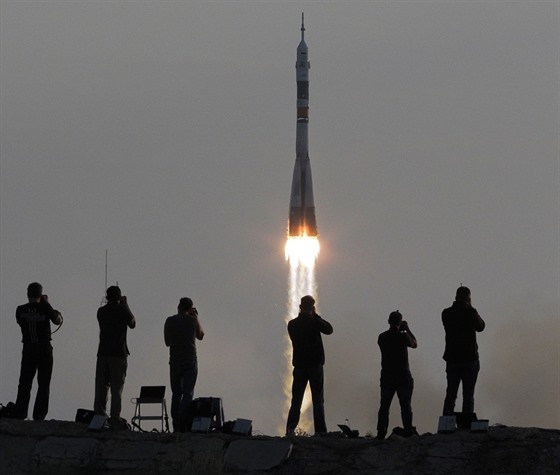 K Mezinárodní vesmírné stanici (ISS) odstartovala z kosmodromu Bajkonur v...