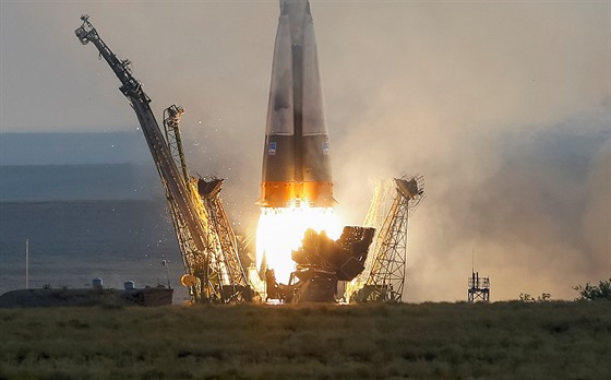 Start rakety Sojuz, ilustrační foto