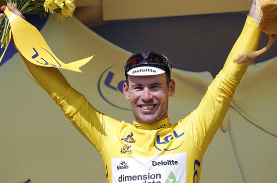POPRVÉ VE LUTÉM. Mark Cavendish, vítz úvodní etapy Tour de France.