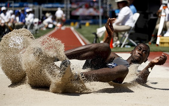 Marquis Dendy na americké olympijské kvalifikaci v Eugene.