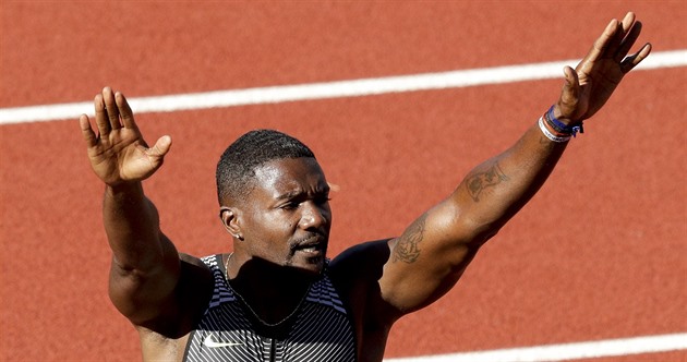 Gatlin zaběhl na americkém šampionátu nejrychlejší stovku sezony