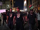 Protesty proti policejnímu násilí na ernoích v Detroitu (8. ervence 2016)