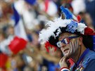 Fanouek Francie ped semifinálovým duelem mistrovství Evropy proti Nmecku.