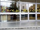 Nenávistný nápis na budov Polského kulturního centra v Londýn