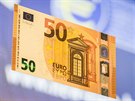 Evropská centrální banka pedstavila novou bankovku v hodnot 50 eur. 