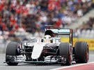 Lewis Hamilton pi Velké cen Rakouska