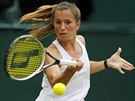 Annika Becková ve Wimbledonu