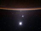 M�síc, Venu�e a Jupiter z ISS (foceno 24mm objektivem)
