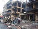 Ve tvrti Karráda v iráckém Bagdádu vybuchla v nedli asn ráno nálo...