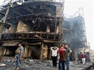 Ve tvrti Karráda v iráckém Bagdádu vybuchla v nedli asn ráno nálo...