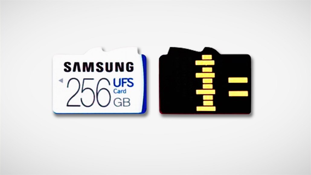 Samsung p�edstavil nové pam�ové karty UFS. �asem by mohly nahradit standard...