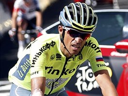 Alberto Contador v cli pt etapy Tour de France.