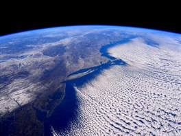 Polární vír (vortex) pozorovaný z ISS (24mm ohnisko)