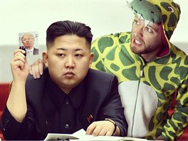 Fotka Donalda Trumpa v ruce Kim ong-una Dina trochu vydsila.