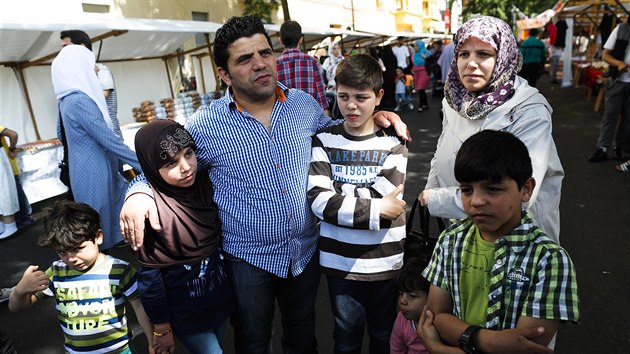 Ahmad Šabu žije nyní s rodinou v Německu, kam utekli ze Sýrie. (5. července 2016)