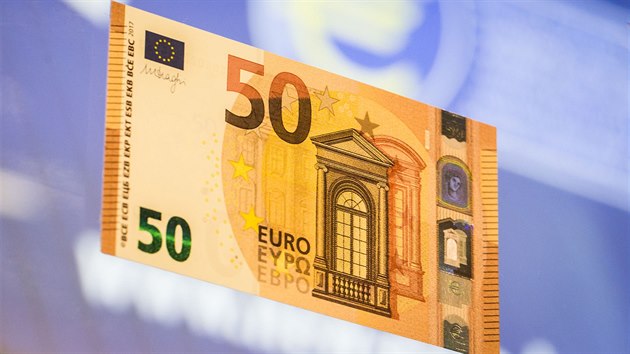 Evropsk centrln banka pedstavila novou bankovku v hodnot 50 eur. 