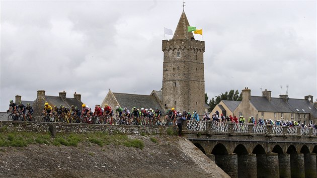 Cyklist ve 2. etap Tour de France