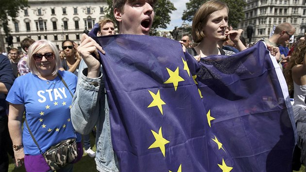 Protestn pochod odprc vystoupen Velk Britnie z EU (2. ervence 2016)