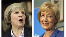 Dvě kandidátky na post britské premiérky Theresa Mayová (vlevo) a Andrea...
