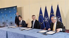 Podpis dohody mezi NATO a Evropskou unií
