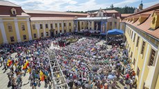 Velehradské oslavy píchodu slovanských vrozvst Cyrila a Metodje na Velkou...