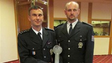 Policisté z odd�lení v Jeseníku Patrik �arman a Karel Dubovan se umístili v...