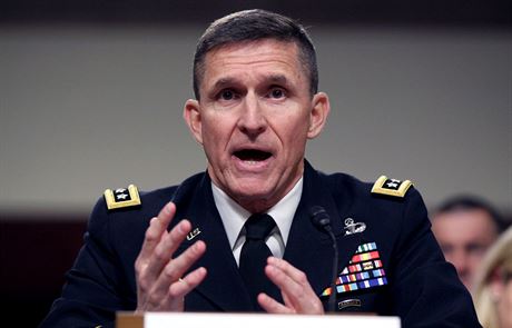 Bývalý generál Michael Flynn. (11. února 2014)
