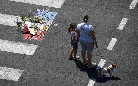 Pieta na Anglické promenád v Nice (18. ervence 2016)