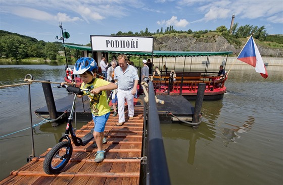 Nový typ bezbariérové pevozní lodi s názvem Baba poprvé vyplul 12. ervence z...