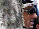Fabian Cancellara ped startem estnácté etapy Tour de France.